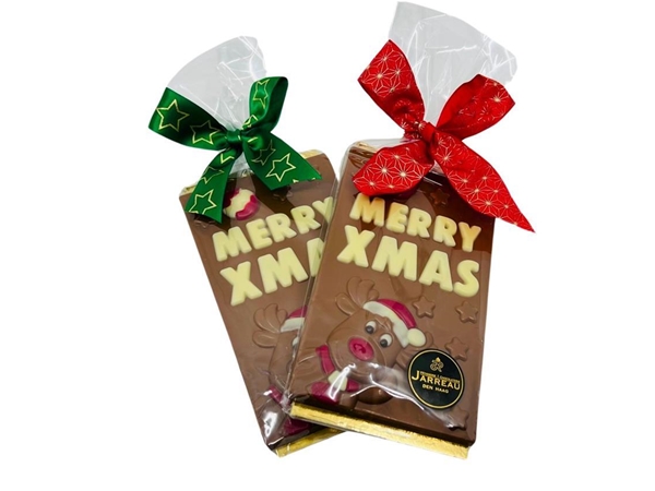 Chocolade kerstkaart